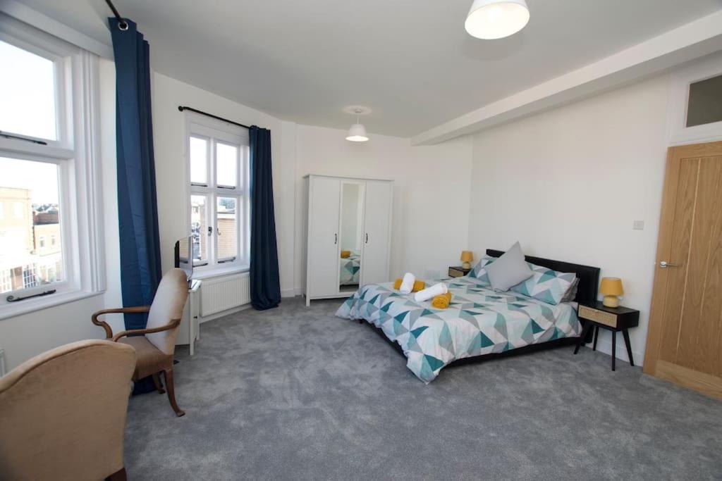 滨海弗林顿Beautiful Large 3-Bed Coastal Flat With Parking.公寓 外观 照片