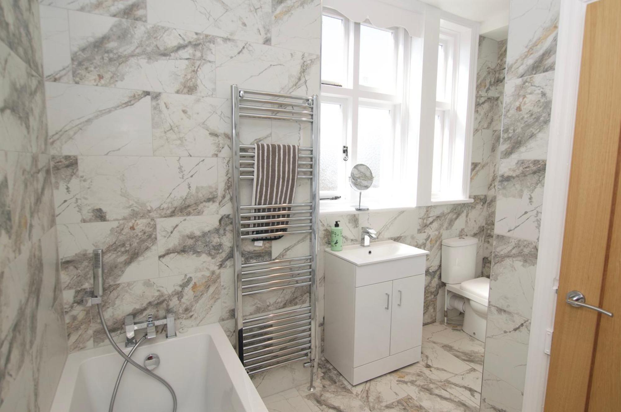 滨海弗林顿Beautiful Large 3-Bed Coastal Flat With Parking.公寓 外观 照片